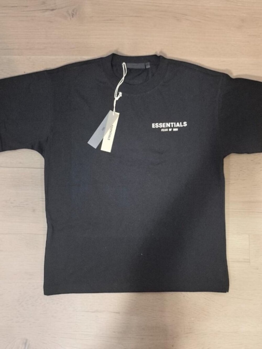 Black Essentials Fear Of God T-Shirt Size M